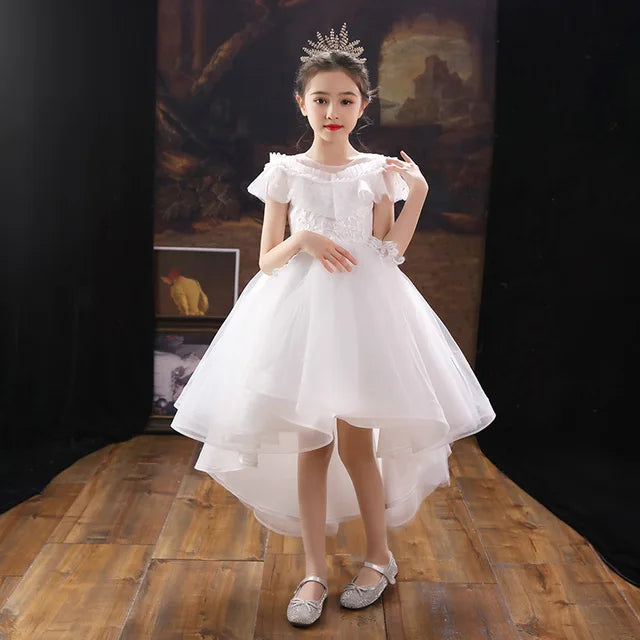 Children's Dress High-end Trailing Princess Dress (Available)