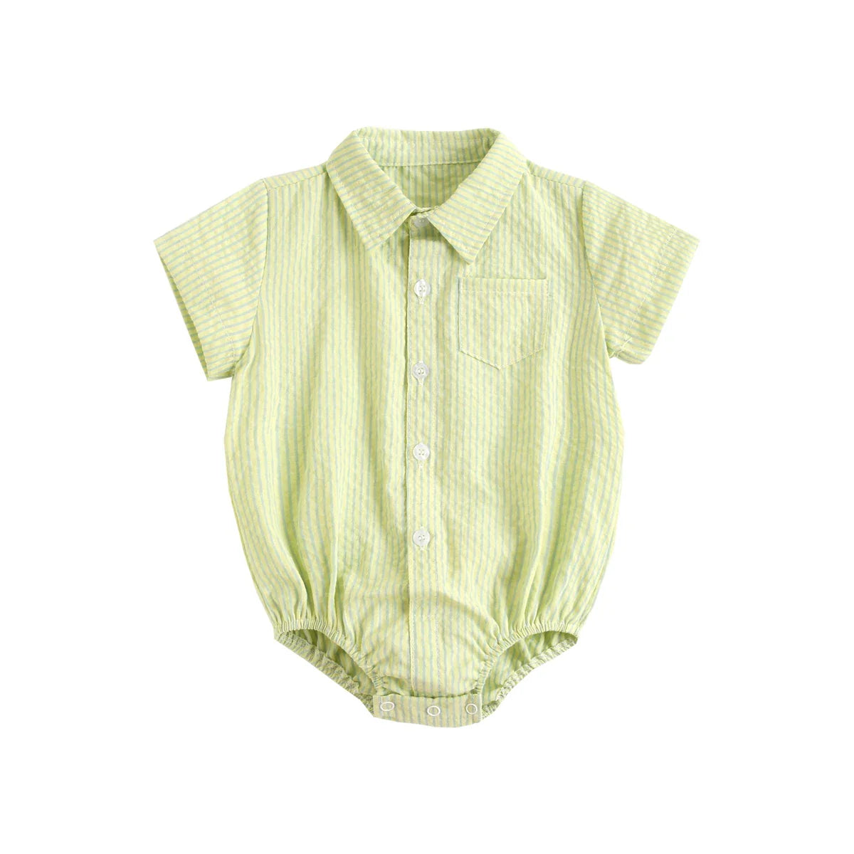 Sanlutoz Baby Boys Summer Bodysuits Cotton Short Sleeve Infants Boys Plaid Clothing Onesies Fashion