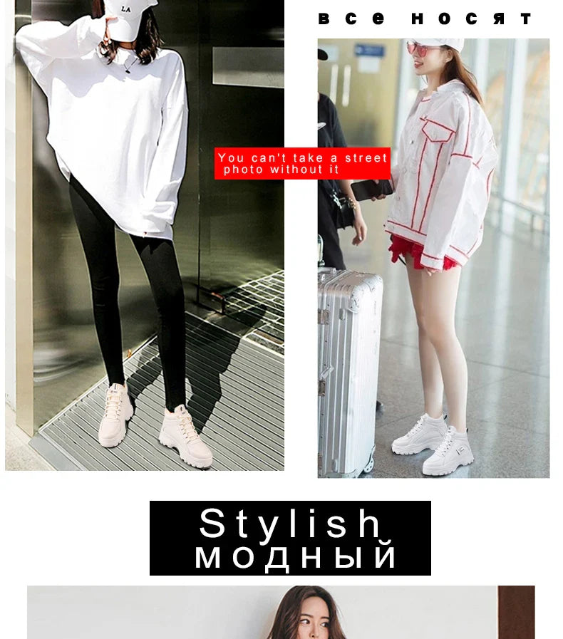 Women's casual sneakers; winter sneakers with plush fur; warm women's shoes; women's shoes with lacing women's shoes on Fashion