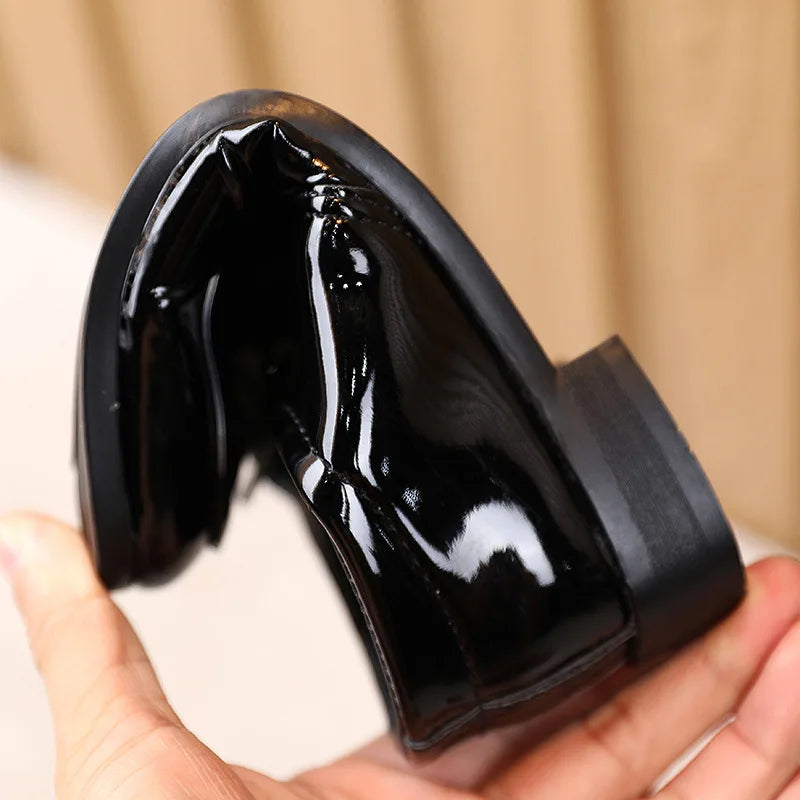 Fashion Children'S Shoes Kids For Boys School Baby Patent Leather Shoes For Spring Autumn Party Show 1 2 3 4 5 6 8 9 10 11 Years