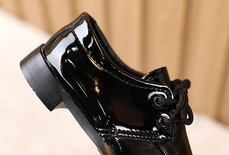 Fashion Children'S Shoes Kids For Boys School Baby Patent Leather Shoes For Spring Autumn Party Show 1 2 3 4 5 6 8 9 10 11 Years