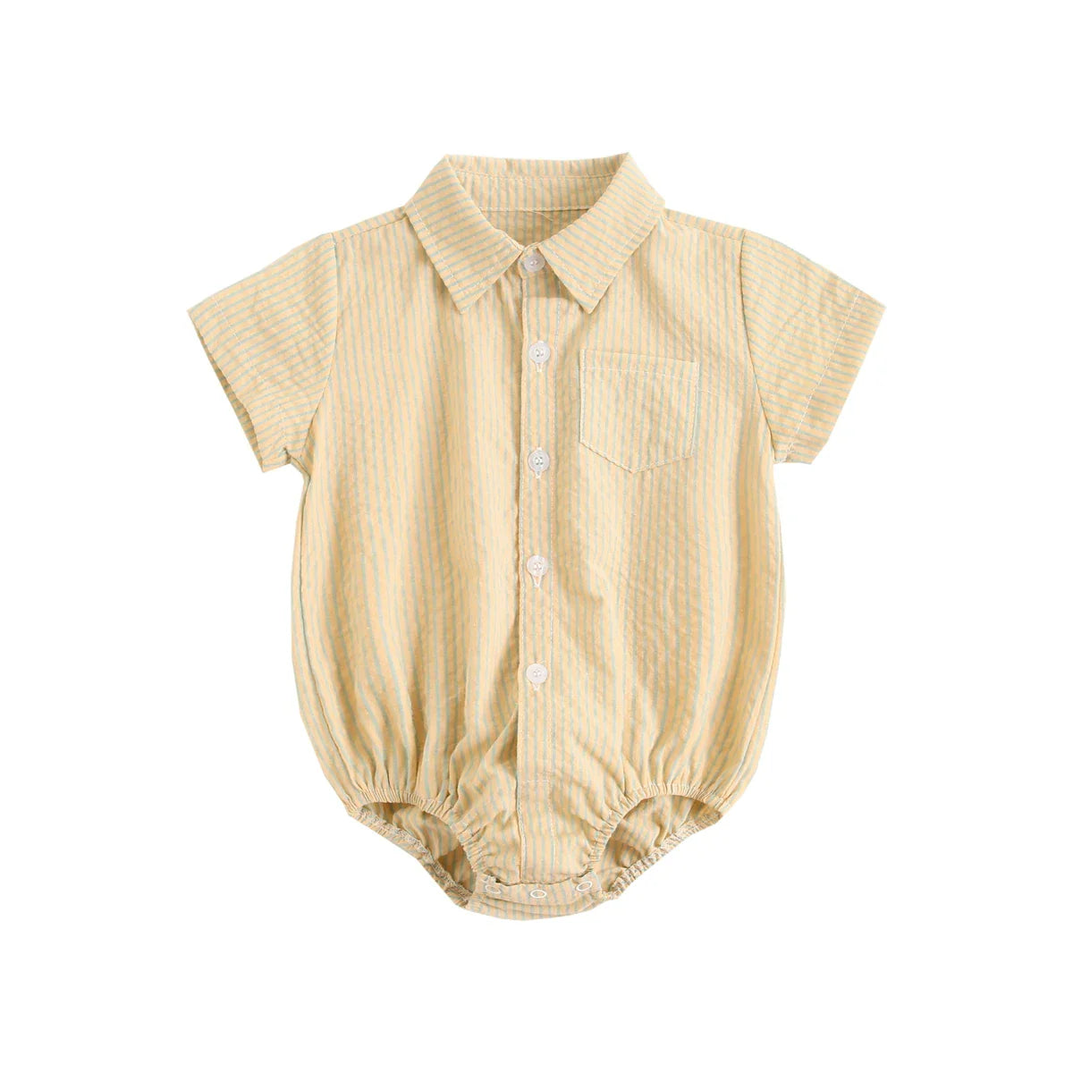 Sanlutoz Baby Boys Summer Bodysuits Cotton Short Sleeve Infants Boys Plaid Clothing Onesies Fashion
