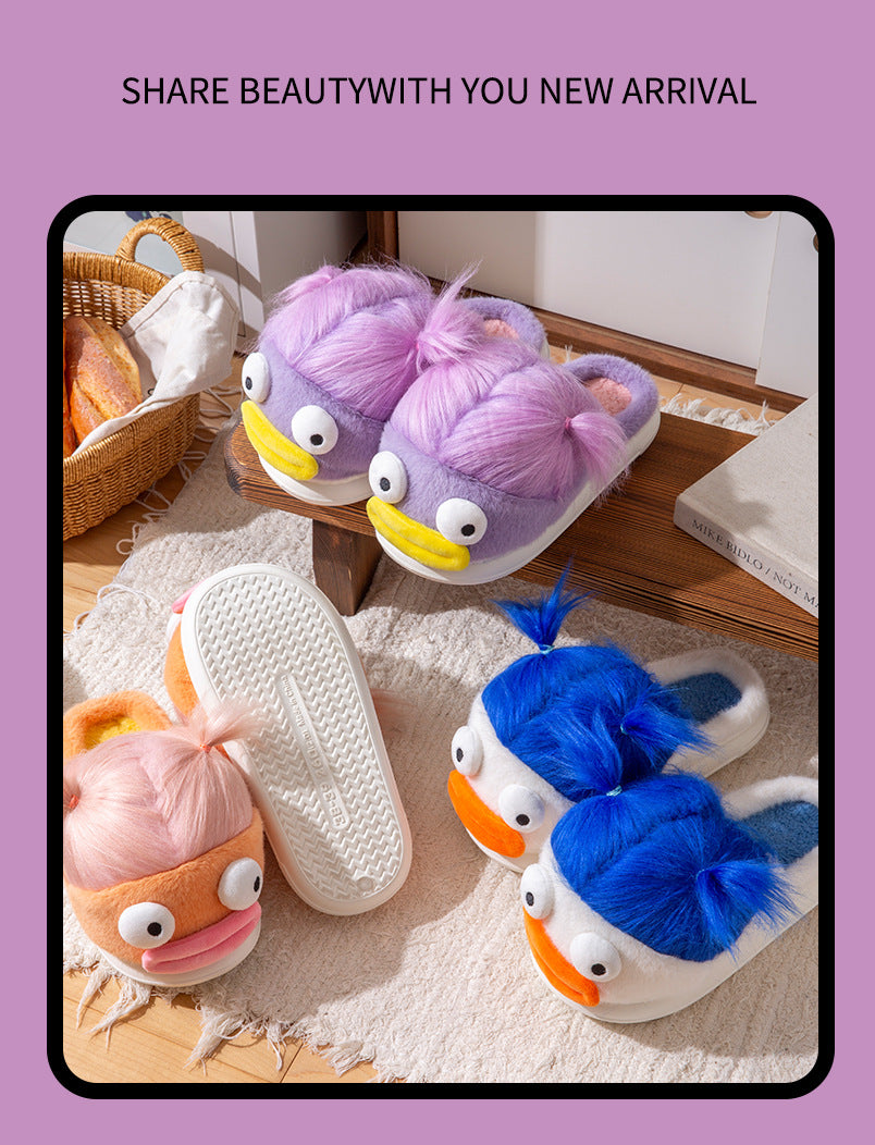 Carto0n cotton slippers for women