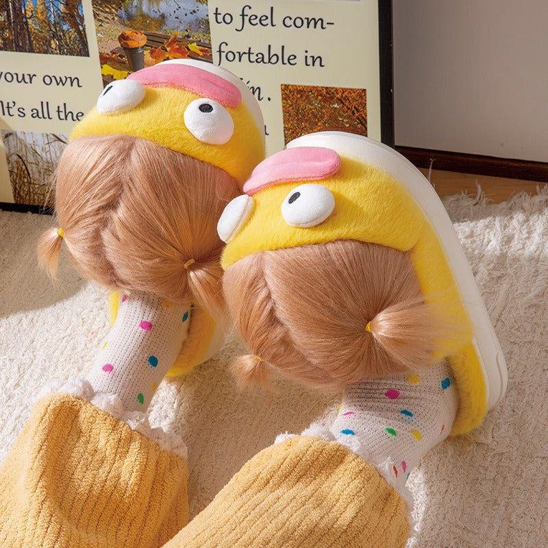 Carto0n cotton slippers for women