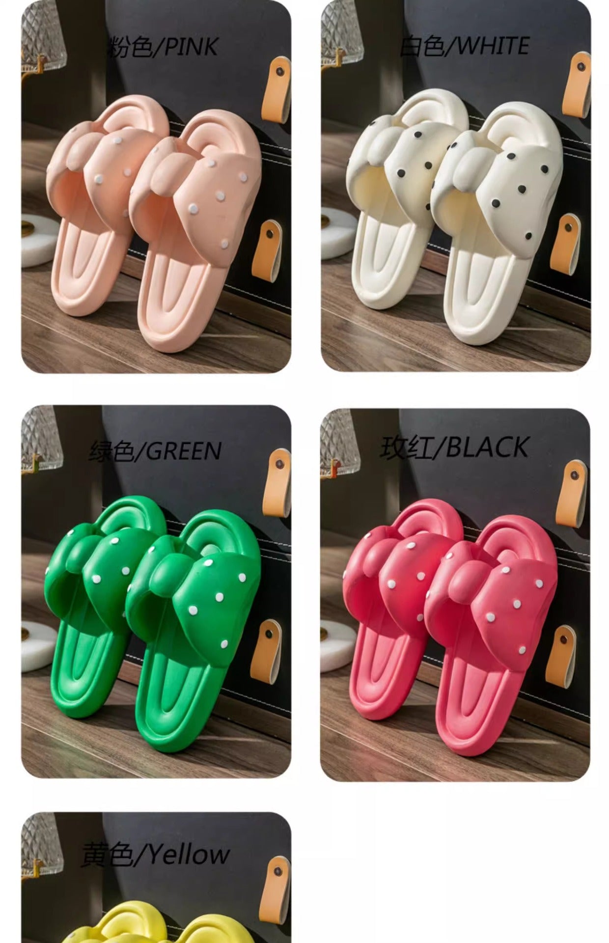 Bowknot slippers for women summer cute Sandal