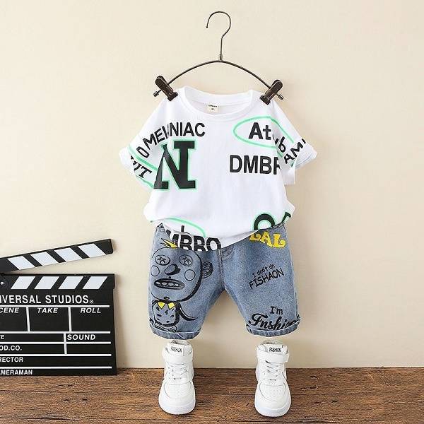 Boys Summer Clothes Handsome Children's Clothing Boys Suits (Available)