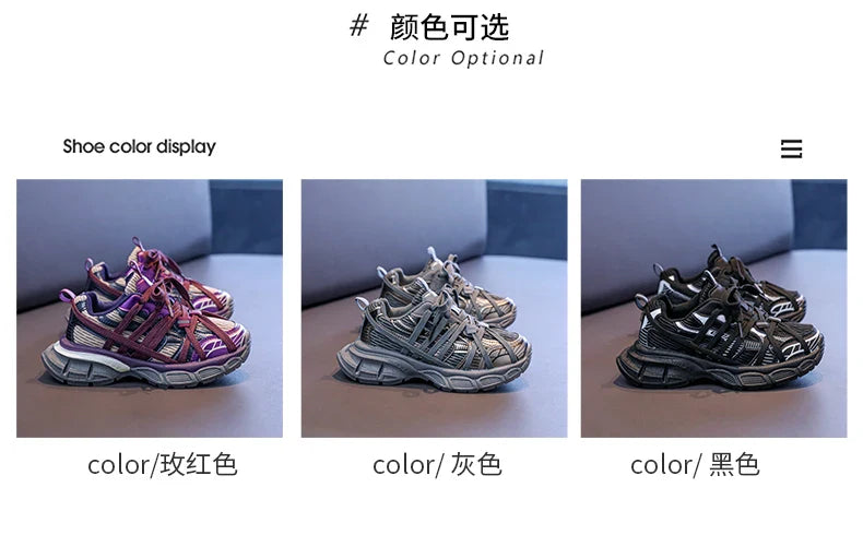 2025 New Winter Kids Shoes Boys Non Slip Sneakers Fashion Outdoor Snow Boots Warm Sports Shoes Child Hot Selling Casual Shoes