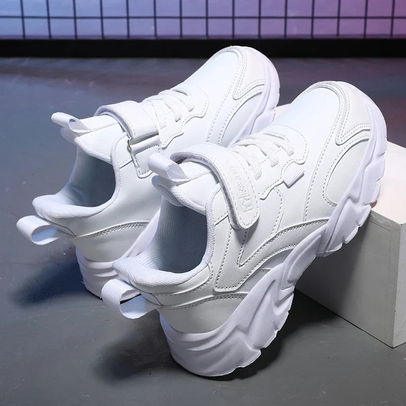 Girl's Fashion Sneakers Lovely Girls Sneaker Outdoor Breathable Mesh Flat Sport Shoes Kids Casual School Walking Shoe Antislip