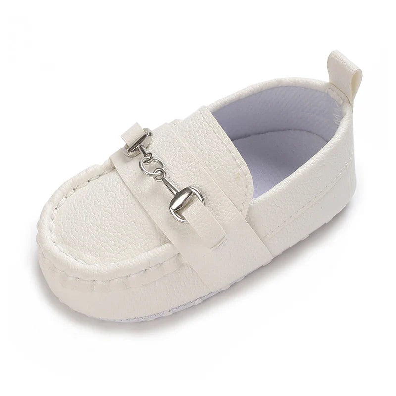 Casual Slip On Low Top Loafer Shoes For Baby Boys, Lightweight Comfortable Non Slip Flat Shoes For Indoor Outdoor Walking