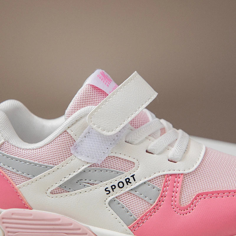 Autumn Childrens Boys Girls Sneakers Fashion Cute Mesh Outdoor Non-slip Kids Causal Shoes School Running Basketball Girls Shoes