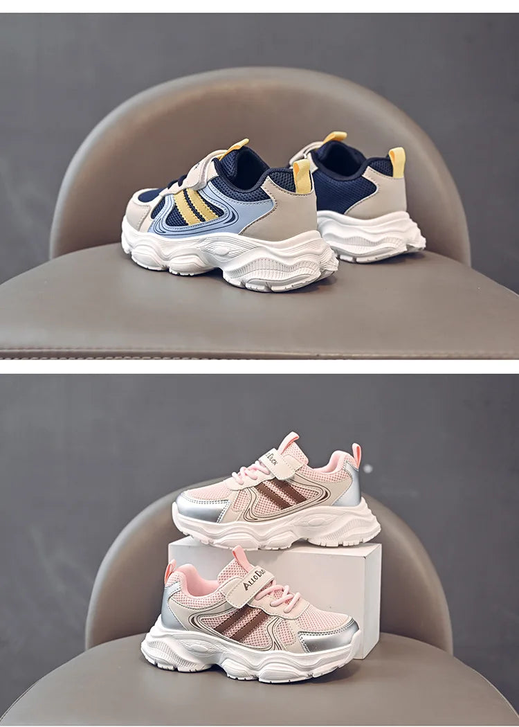 Spring Autumn New Boys Kids Sport Shoes Girl Baby Toddler Mesh Breathable Casual Running Shoes Soft Soled Children Sneakers