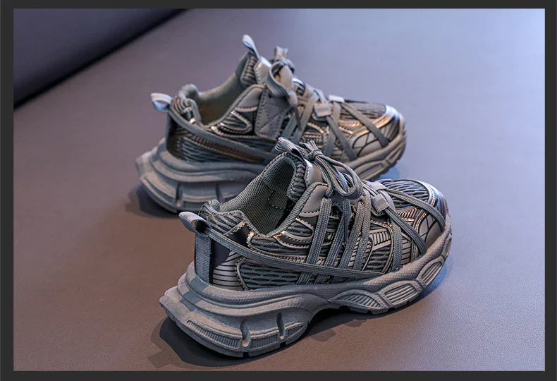 2025 New Winter Kids Shoes Boys Non Slip Sneakers Fashion Outdoor Snow Boots Warm Sports Shoes Child Hot Selling Casual Shoes