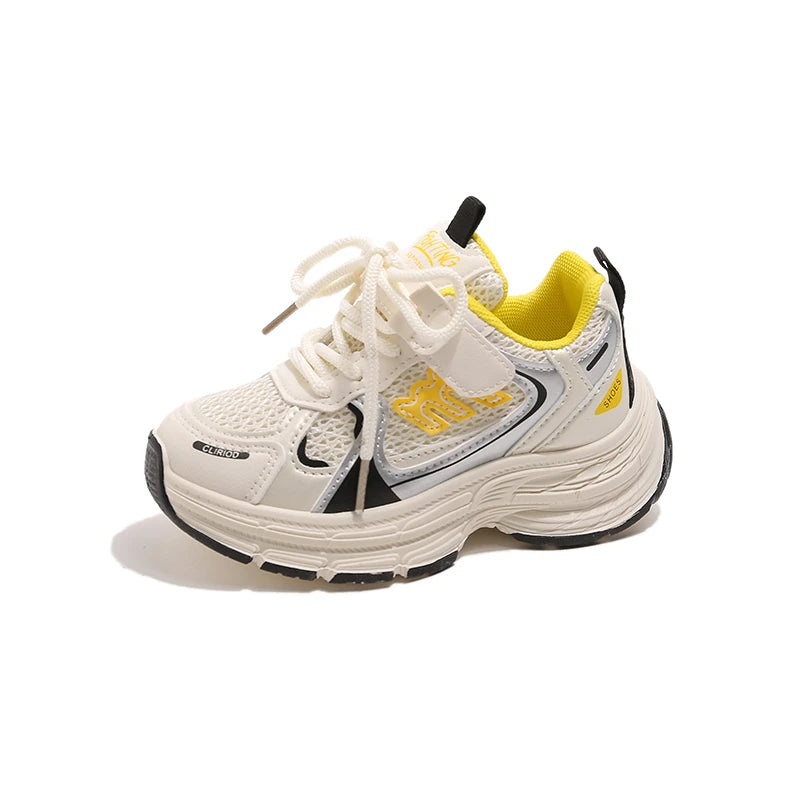 Children's Shoes Boys Girls Sports Shoes 2025  New Fashion Kids Outdoor Running Sneakers Fashion Mesh Dad Kids Shoes