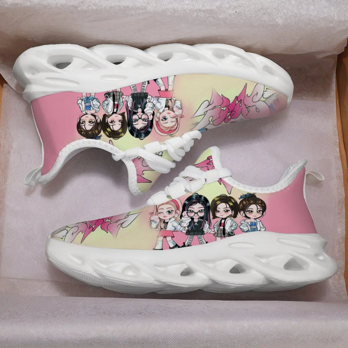 Children's Sneakers Kids Fashion Design White Non-slip Casual Shoes Boys Girls Hook Breathable Sneakers Toddler Outdoor Shoes