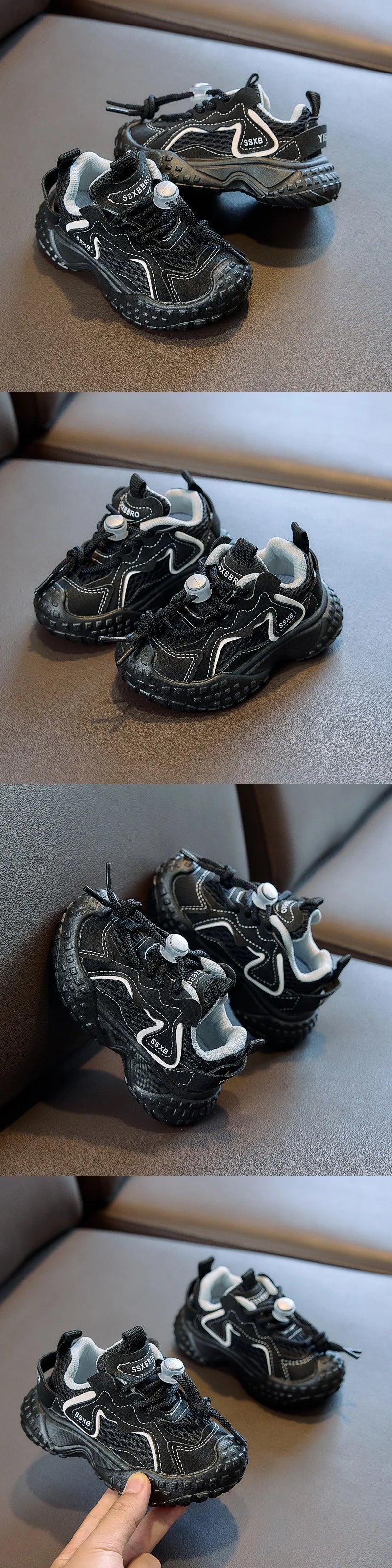 Baby Boys Girls Breathable Mesh Sneakers 2025 New Autumn Toddler Walking Shoes Soft Sole Comfort First Walker Daily Wear Age3-5