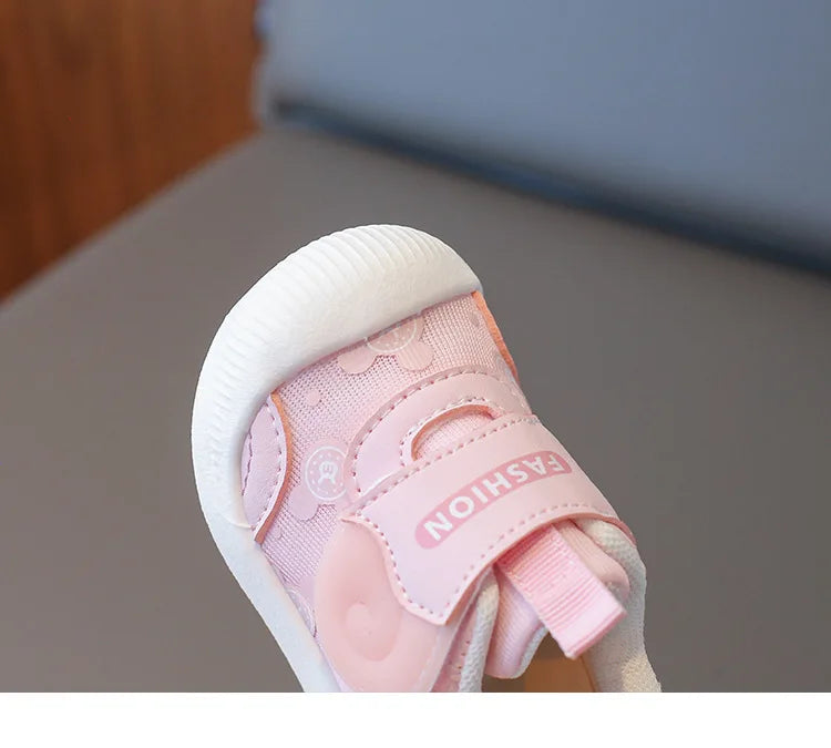 Kids Sneakers Baby Boys Girls Non Slip Spring Autumn 2025 Fashion Children Toddler Walking Shoes Design Cute Sweet Casual Shoes
