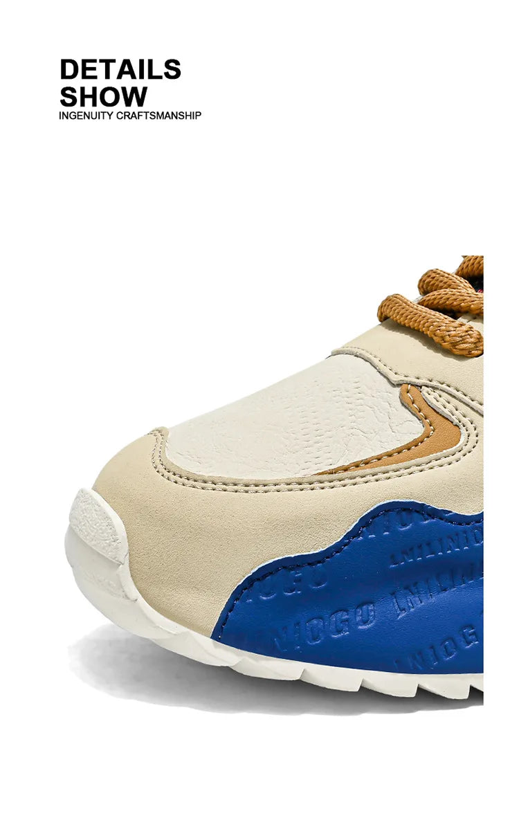 New Men's Sneakers Fashion Skateboard Shoes Outdoor Casual Running Shoes for Men Lace-up Platform Tenis Shoes Zapatillas Hombre