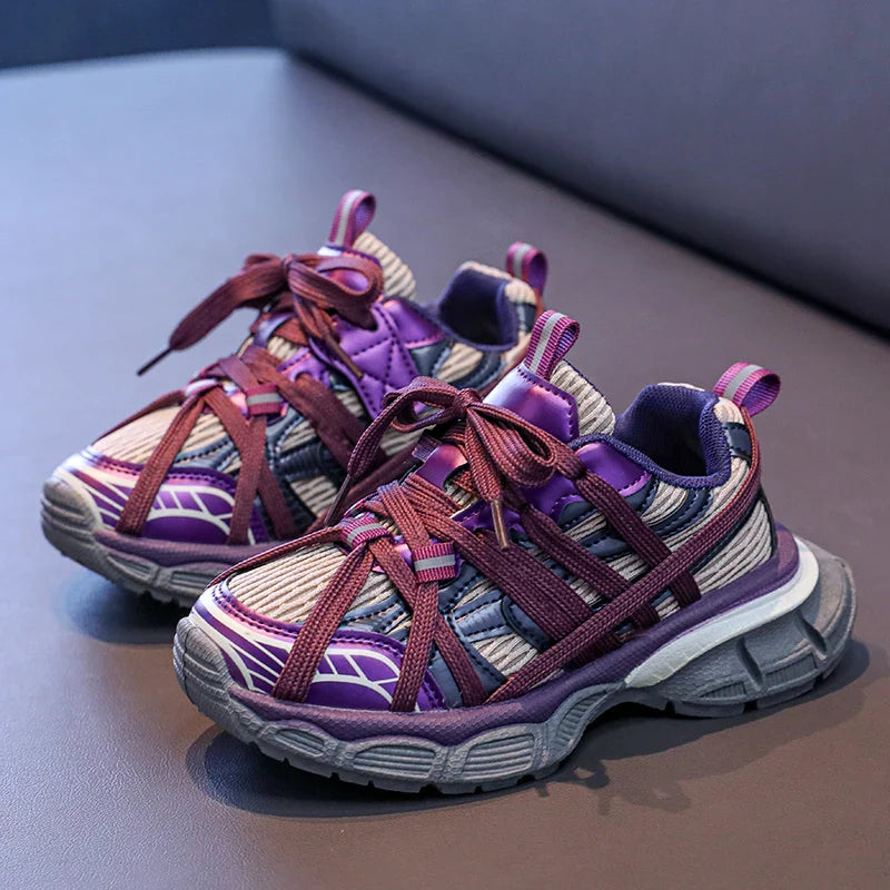 2025 New Winter Kids Shoes Boys Non Slip Sneakers Fashion Outdoor Snow Boots Warm Sports Shoes Child Hot Selling Casual Shoes