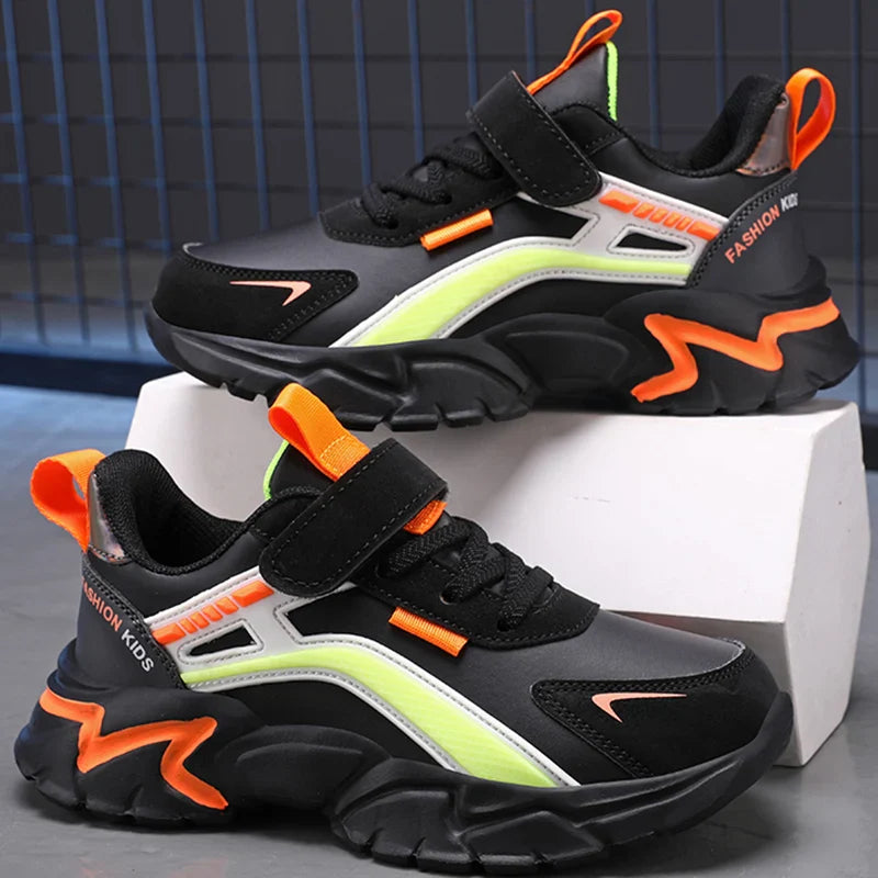 Girls Sneakers Fashion Non-Slip Casual Flat Running Shoes Breathable Lightweight Outdoor Tennis Shoes for Kids