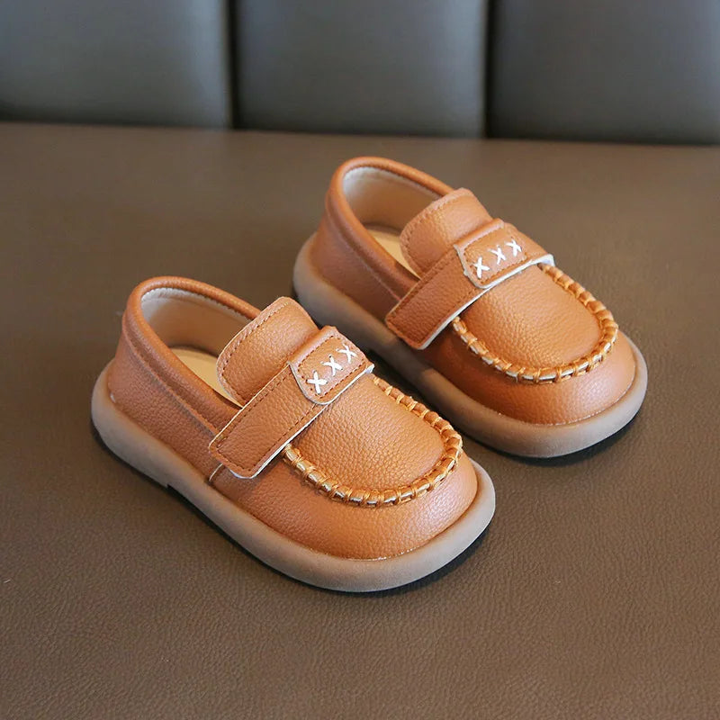 Little Boys Casual Loafers for  Fashion 2025 Spring Autumn Toddlers Kids Leather Shoes Slip-on Shoes Soft Flats New boys shoes