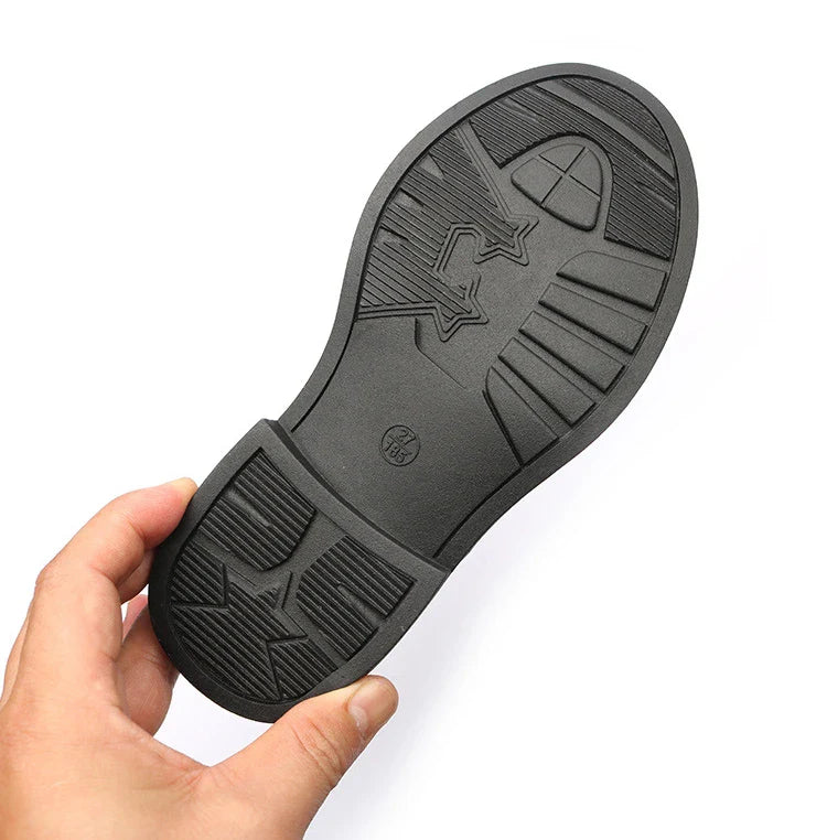 Boys Hollow Out Shoes Leather for Kids Party Wedding Dance Shoes Dress School Toddler Fashion Children Shoe Flat Black Brown