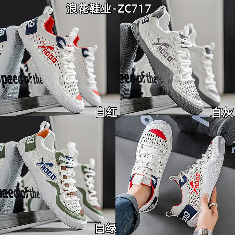 Shoes For Men Mesh Sneakers Summer Casual Breathable Sports Outdoor Hiking Tennis Running Designer Luxury Platform Loafers   (Available)
