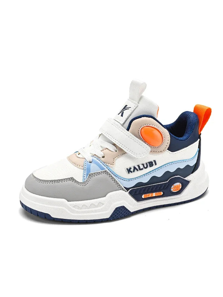 Fashion Children's Sneakers Kids Design White Non-slip Casual Shoes for Boys Girls Hook Breathable Trainers Toddler Outdoor Shoe