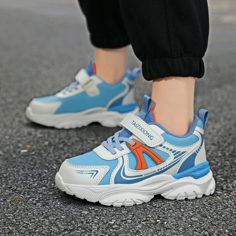 Kids Sneakers Casual Sports Shoes for Children 2025 New Design PU Leather Sneakers Boys Fashion Printed Running Shoes Trainers