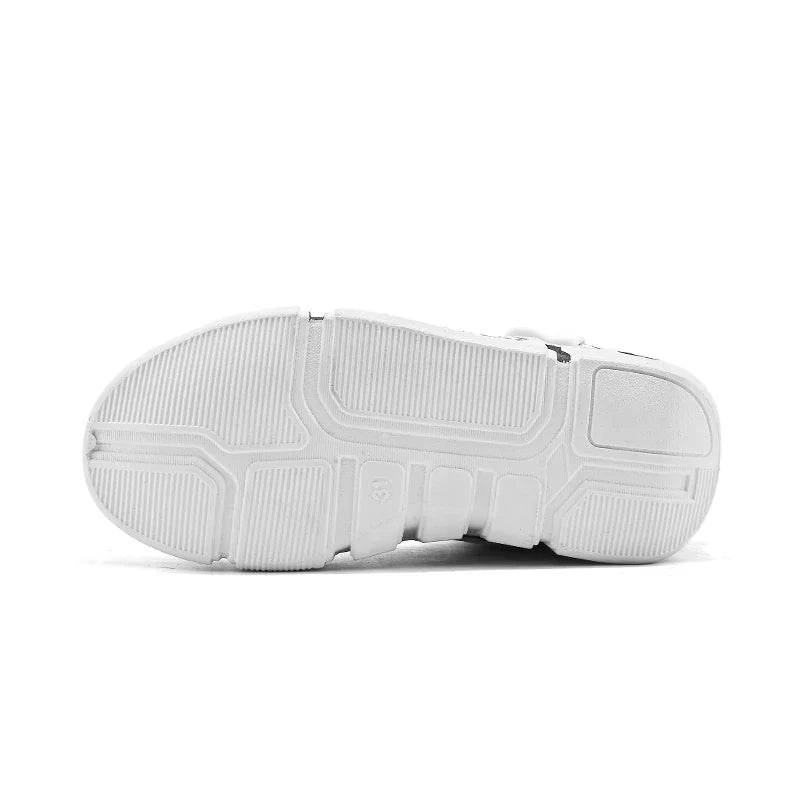 Boys' high-top sneakers Autumn/Winter new style children's sports shoes Buckle student soft-soled fleece casual shoes