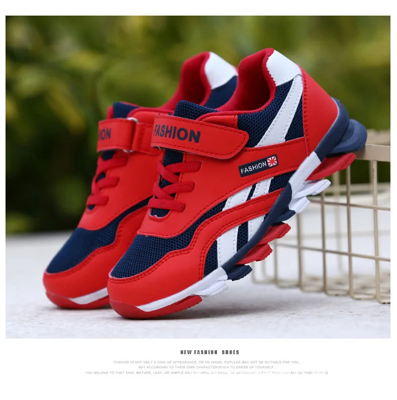Boys' Fashion Trend Low Top Thick Sole Casual Sports Shoes 2025 Autumn New Style Childrens' Comfortable Platform Chunky sneakers