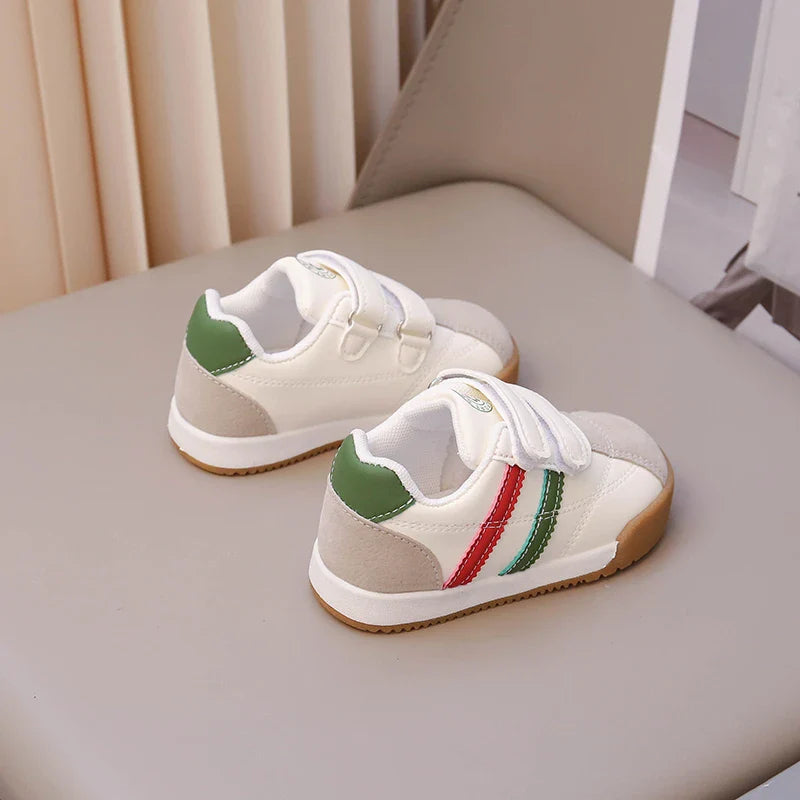 Boys Baby Shoes Four Seasons Models Soft Boys Girls Argyle Shoes 0-6 Years Old Green Children's Single Shoes Small Kids Sneakers