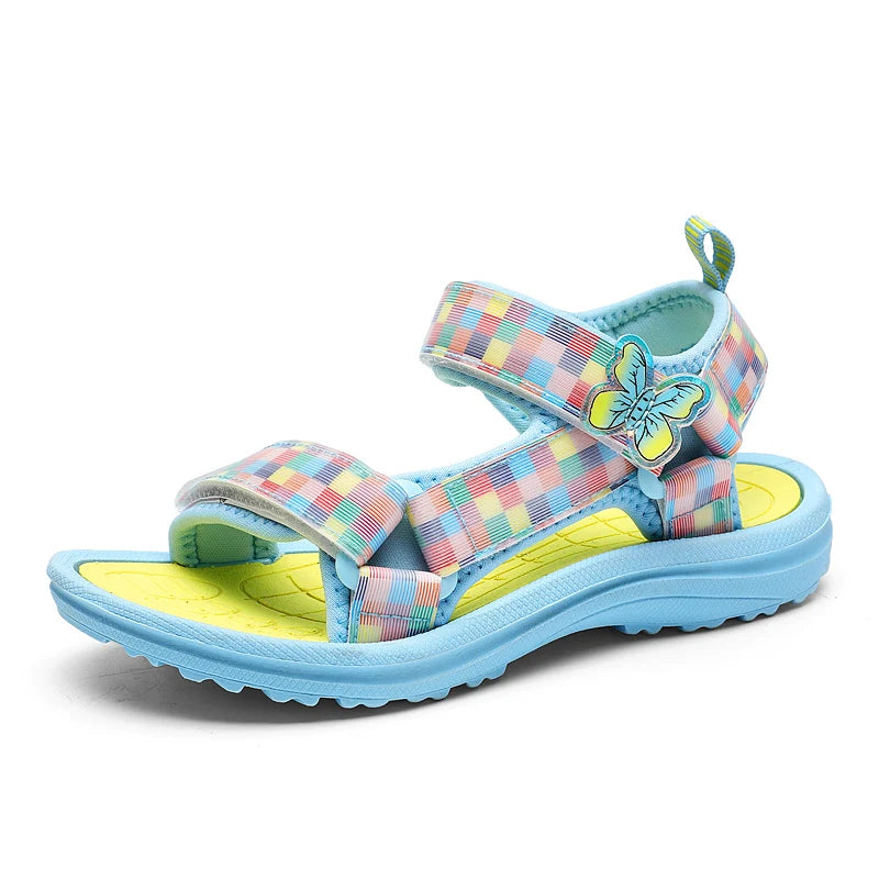 Summer Children Fashion Sandals Baby Girls Toddler Soft Non-slip Princess Shoes Baby Cute Candy Breathable Comfortable Sandals