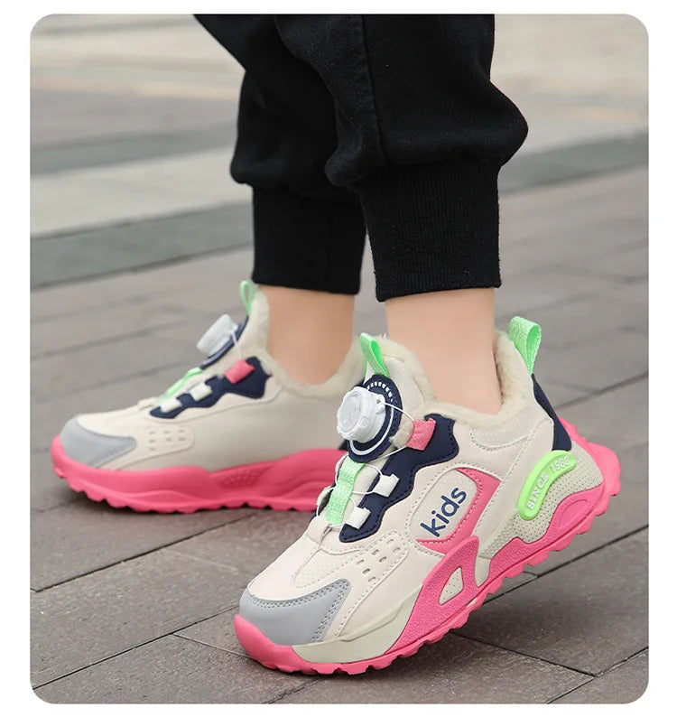 Brand Children's High-quality Casual Sports Shoes Girls Non-slip Running Shoes Comfortable School Kids Breathable Sneakers