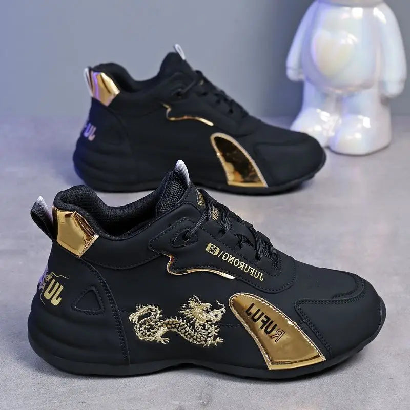 Women Designer Sneakers 2025 Summer Leather Waterproof Casual Sports Shoes Women Lightweight Breathable Non-slip Platform Shoes
