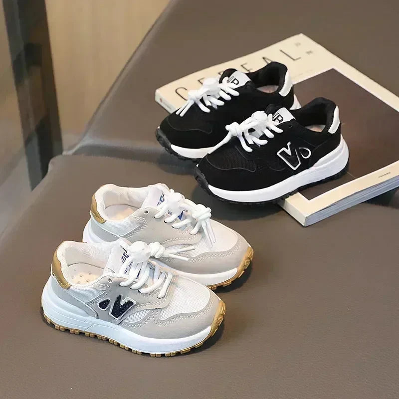 Boys and Girl's Sneakers Spring and Autumn Children's Sport Shoes Baby Kids Soft Bottom Outdoor Shoes  Breathable Walking Shoes