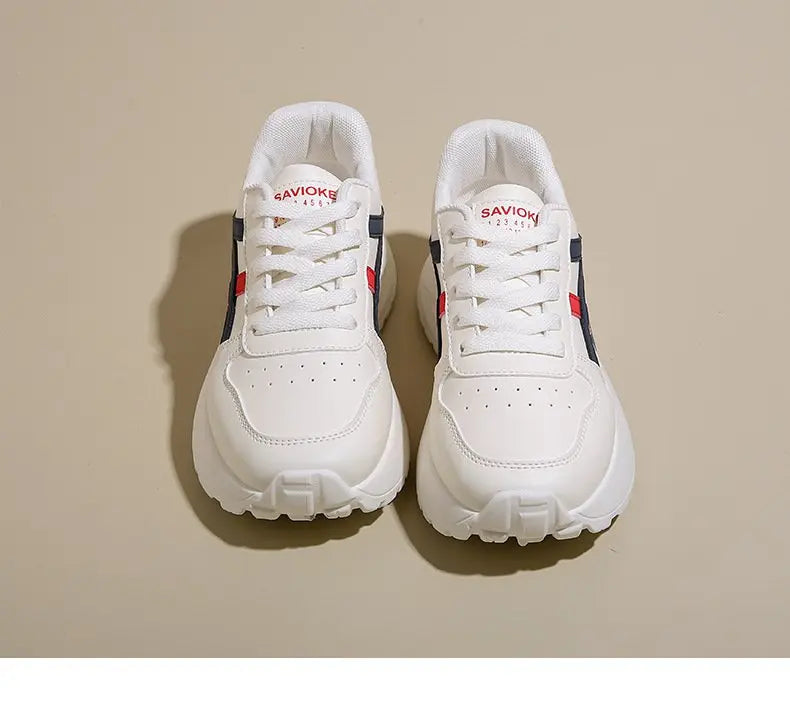 New sports shoes Women's White Sneakers Fashionable and Comfortable Sports Shoes Versatile Lightweight Casual Running Shoes