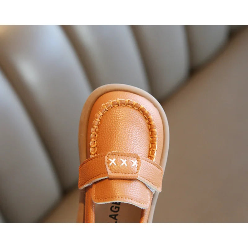 Little Boys Casual Loafers for  Fashion 2025 Spring Autumn Toddlers Kids Leather Shoes Slip-on Shoes Soft Flats New boys shoes