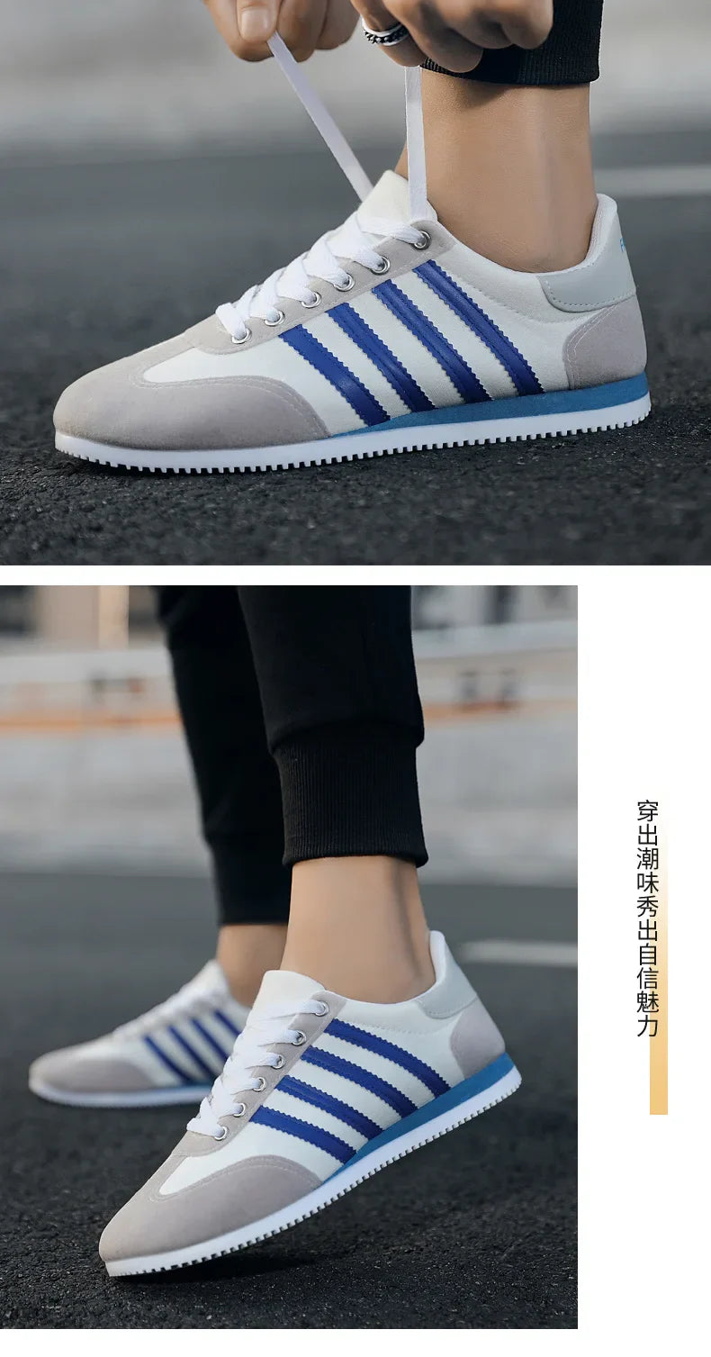 Men's Shoes Trend Casual Shoes for Men Breathable Flat Shoes Outdoor Fitness Free Sports Male Shoes Comfortable Vulcanized Shoes   (Available)