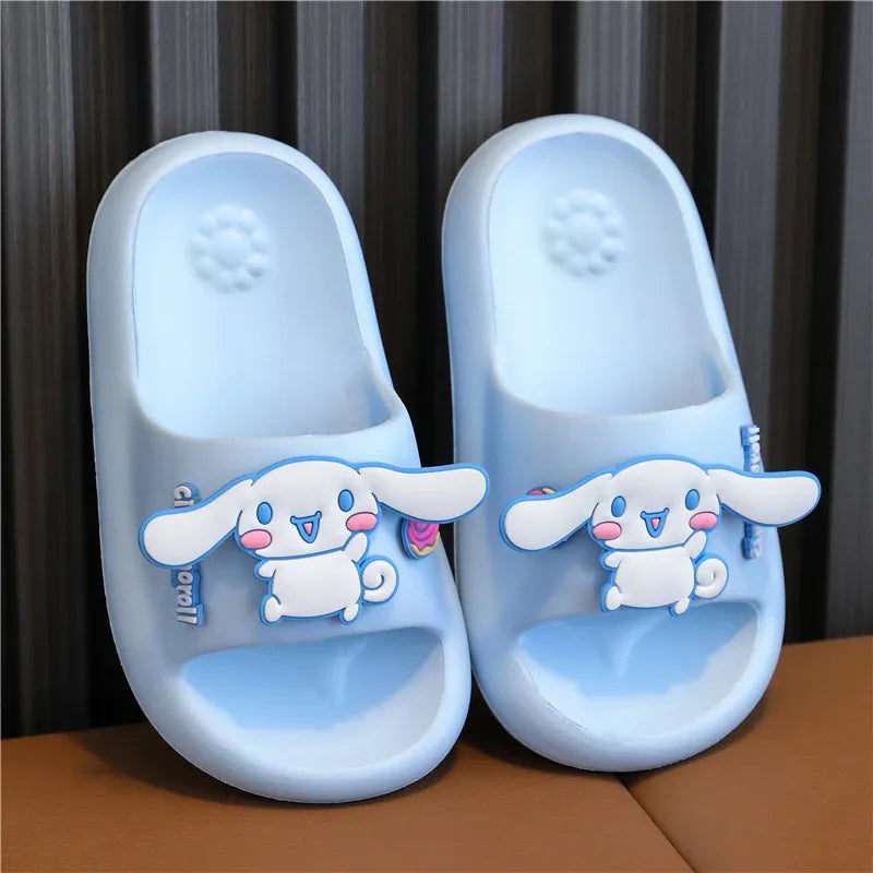 Sanrio Children's Slippers Baby Indoor Flip-Flops Boys and Girls Bathroom Non-slip Sense of Cloud Sandals
