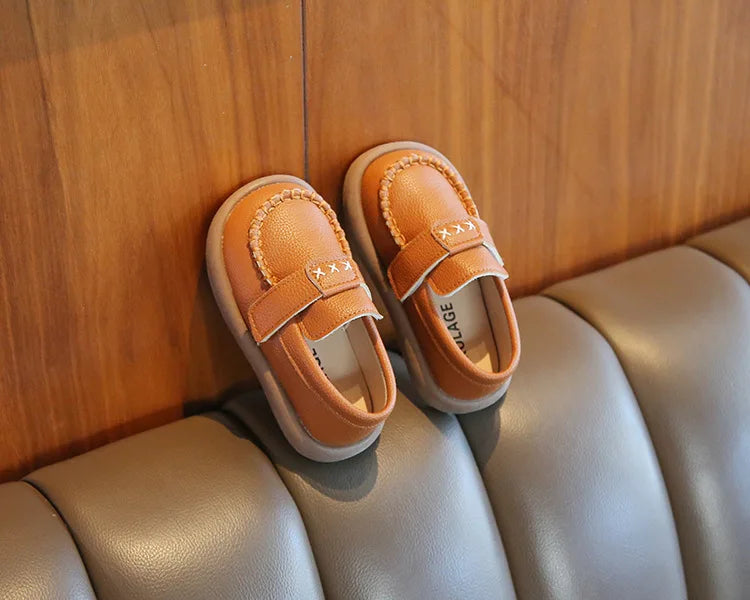 Little Boys Casual Loafers for  Fashion 2025 Spring Autumn Toddlers Kids Leather Shoes Slip-on Shoes Soft Flats New boys shoes