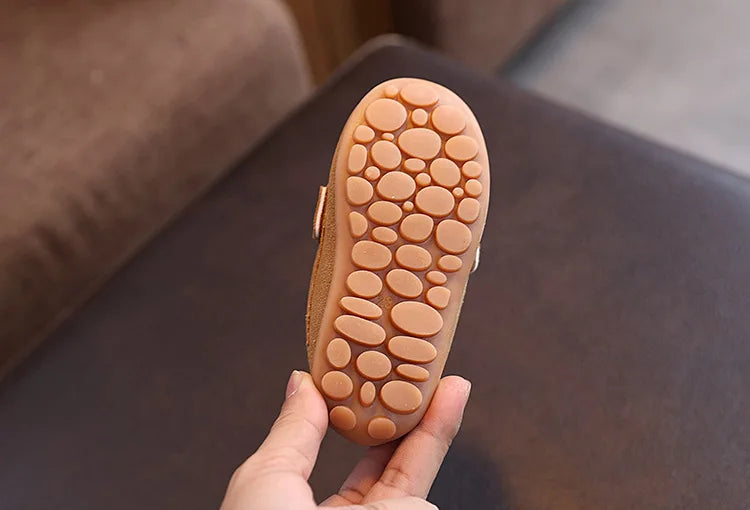 Children Moccasin Shoes Boys Flats Loafers Non-slip Tassels Cute Kids Casual Leather Shoes Soft Slip-on Pleated Solid Color 2025