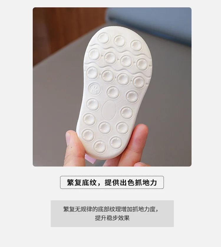 Kids Sneakers Baby Boys Girls Non Slip Spring Autumn 2025 Fashion Children Toddler Walking Shoes Design Cute Sweet Casual Shoes