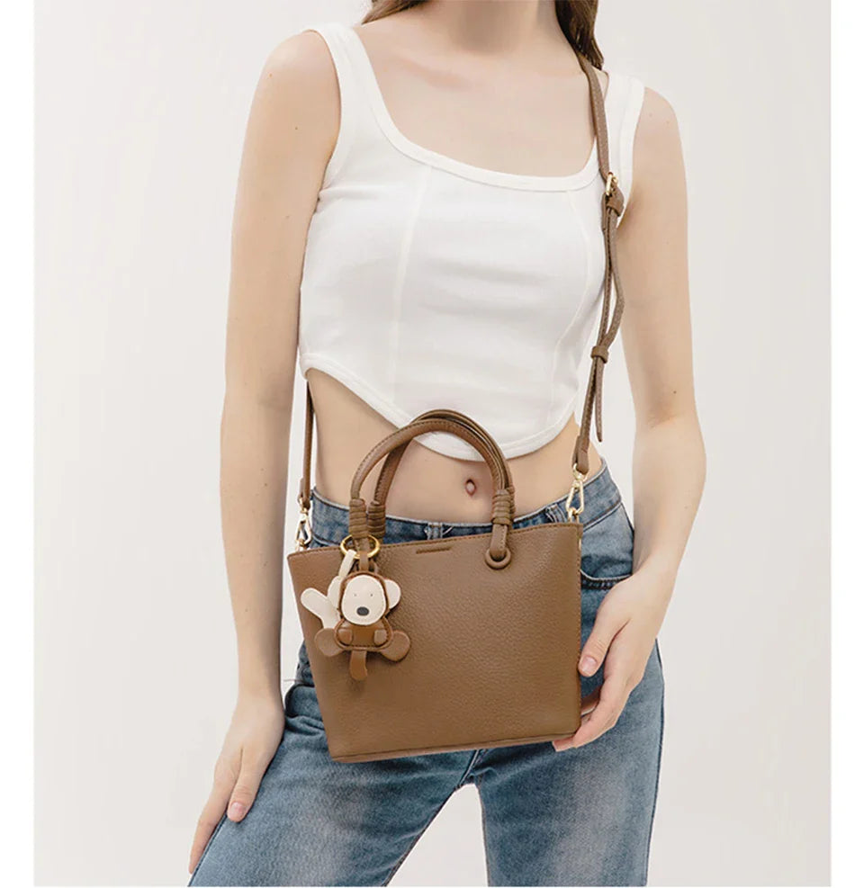2024 New Bucket Bag for Women, Fashionable and Versatile, Handheld, Diagonal, High End, Single Shoulder, Small and Unique Design
