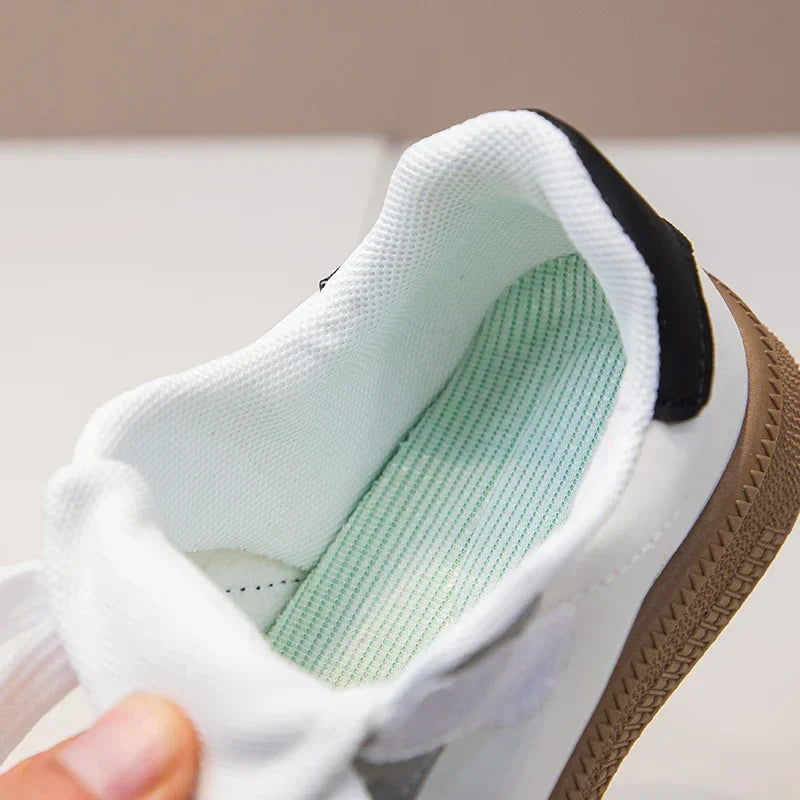 Kids Sneakers for Girls 2025 Spring Autumn New Boys Sneakers Fashion Patchwork Versatile Children Causal Tennis Shoes Hook Loop