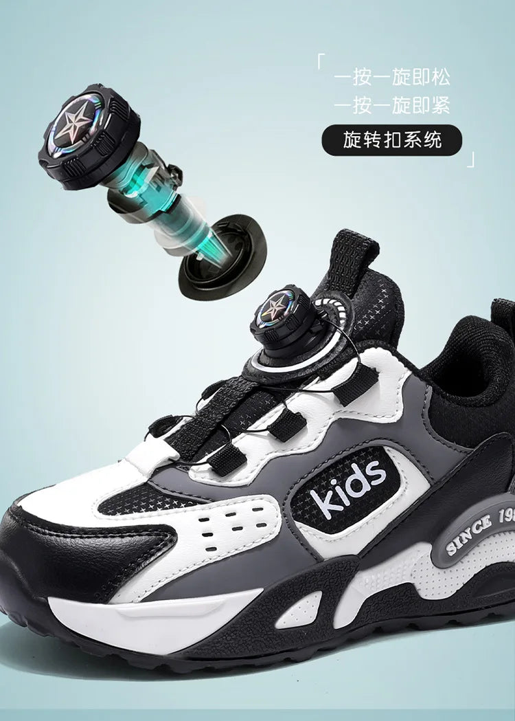 Brand Children's High-quality Casual Sports Shoes Girls Non-slip Running Shoes Comfortable School Kids Breathable Sneakers