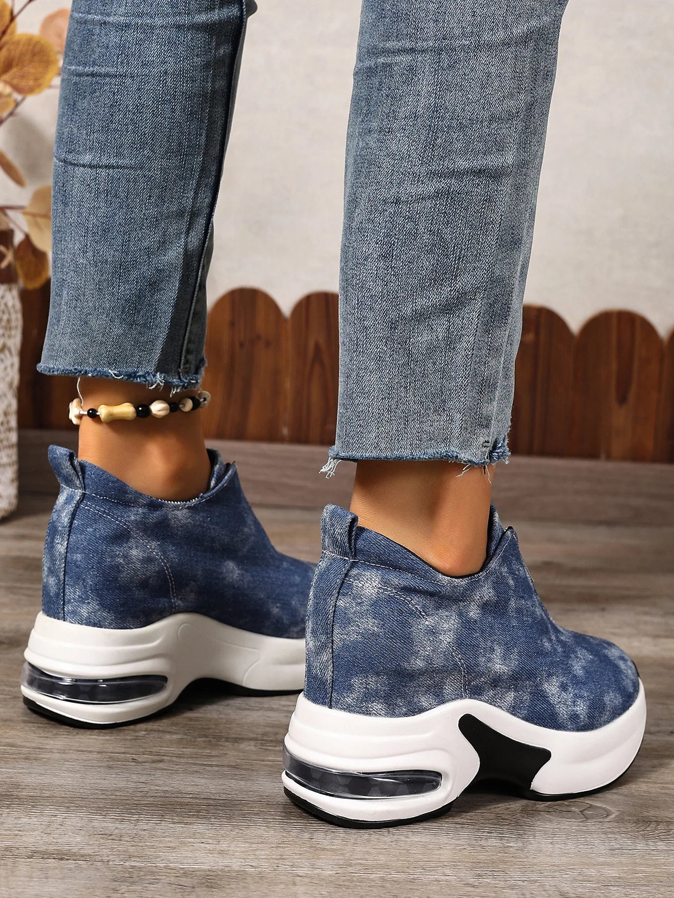 Women Sneakers Anti-slip Platform Wedge Sneakers Women Slip on Casual Lady Vulcanized Shoes Women Zapatos De Mujer2026