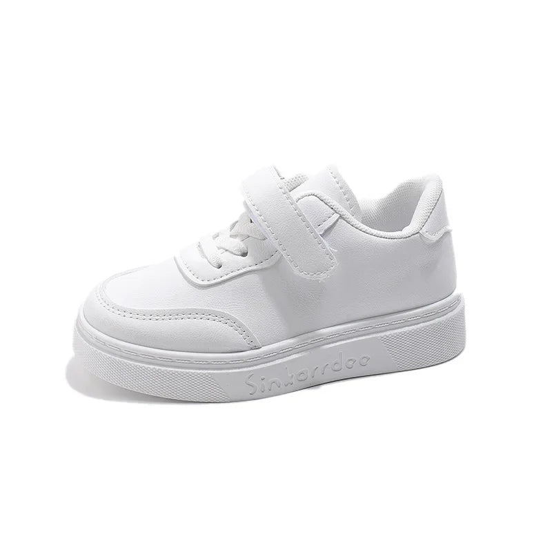 Boys White Shoes for Children Girls Unisex Kids Skate Sneakers Casual Fashion Classic for School Rubber Anti-skid Breathable New