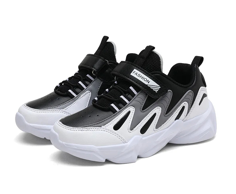 Children Sneakers Casual Shoes for Boys Leather Comfortable High Quality Running Sports Kids Girls Flat Shoes Fashion