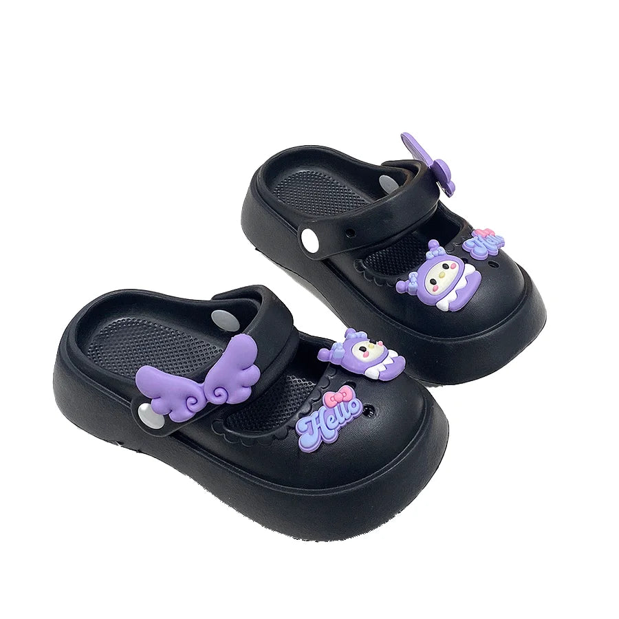 Girls Cute Slippers Summer New Kids Princess Shoes Girls Indoor Outdoor Sandals