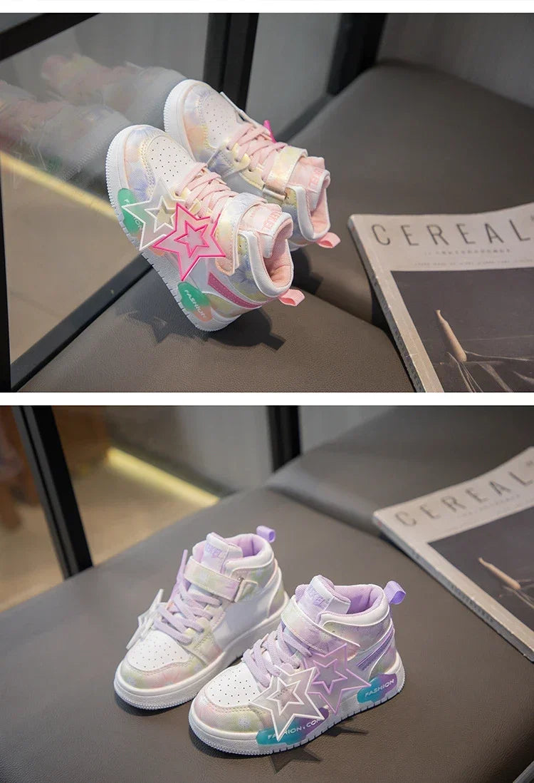 Spring Kids Shoes Fashion Classic Non-slip Children Sneakers 2024 Autumn New Walking Shoes for Girls Casual Outdoor